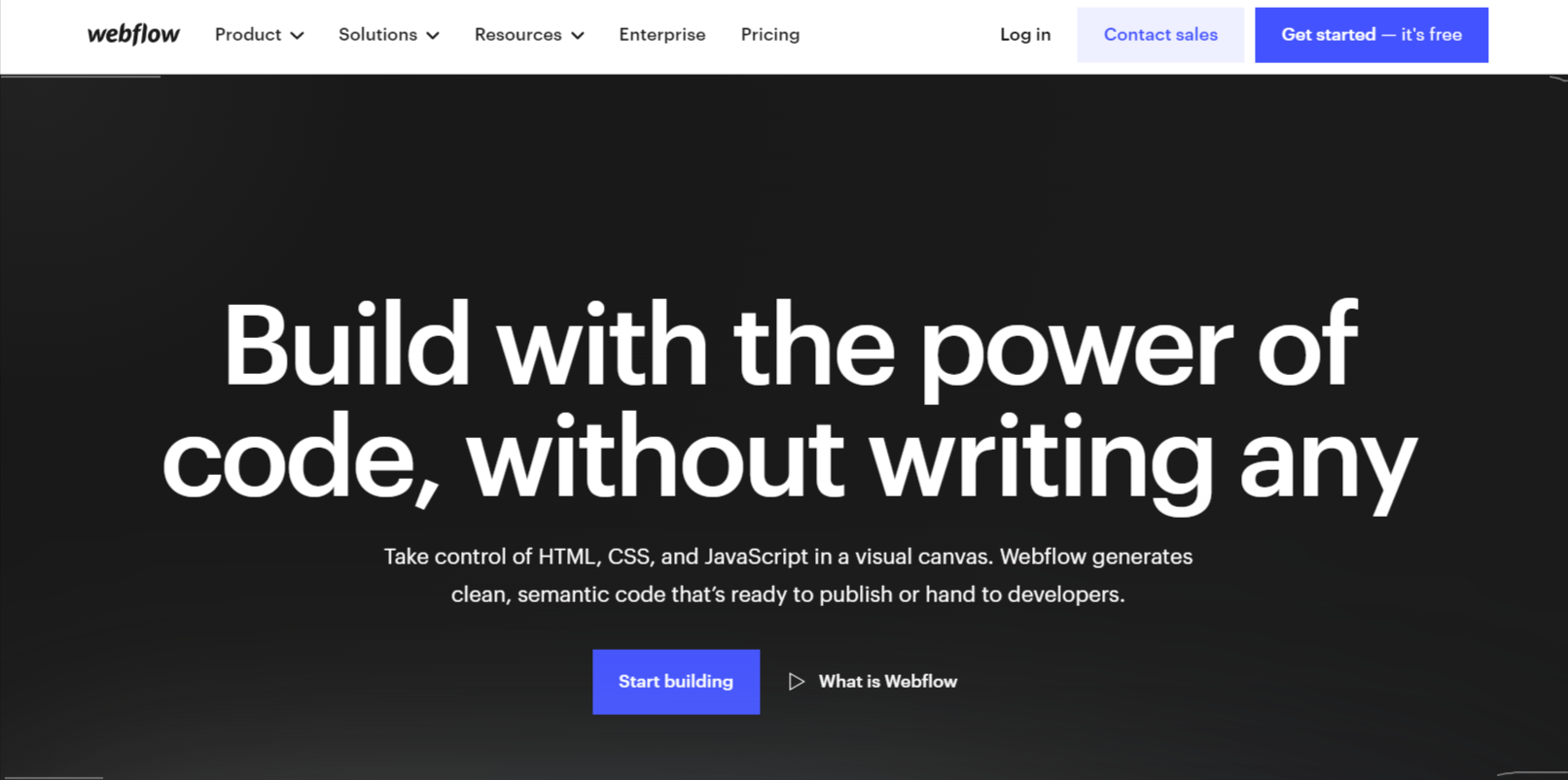 Webflow-nocode-website-builder